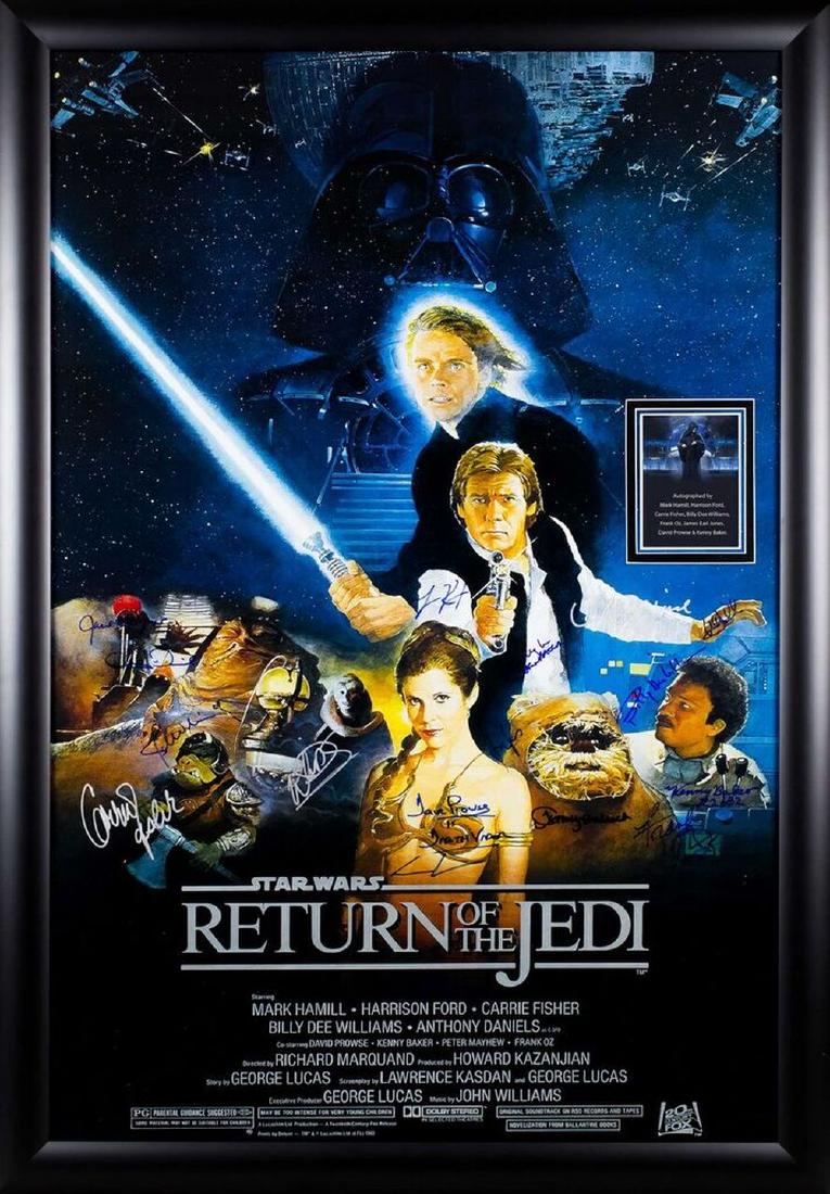 Star Wars Episode 6 - Return Of The Jedi Signed Movie (1 of 1)