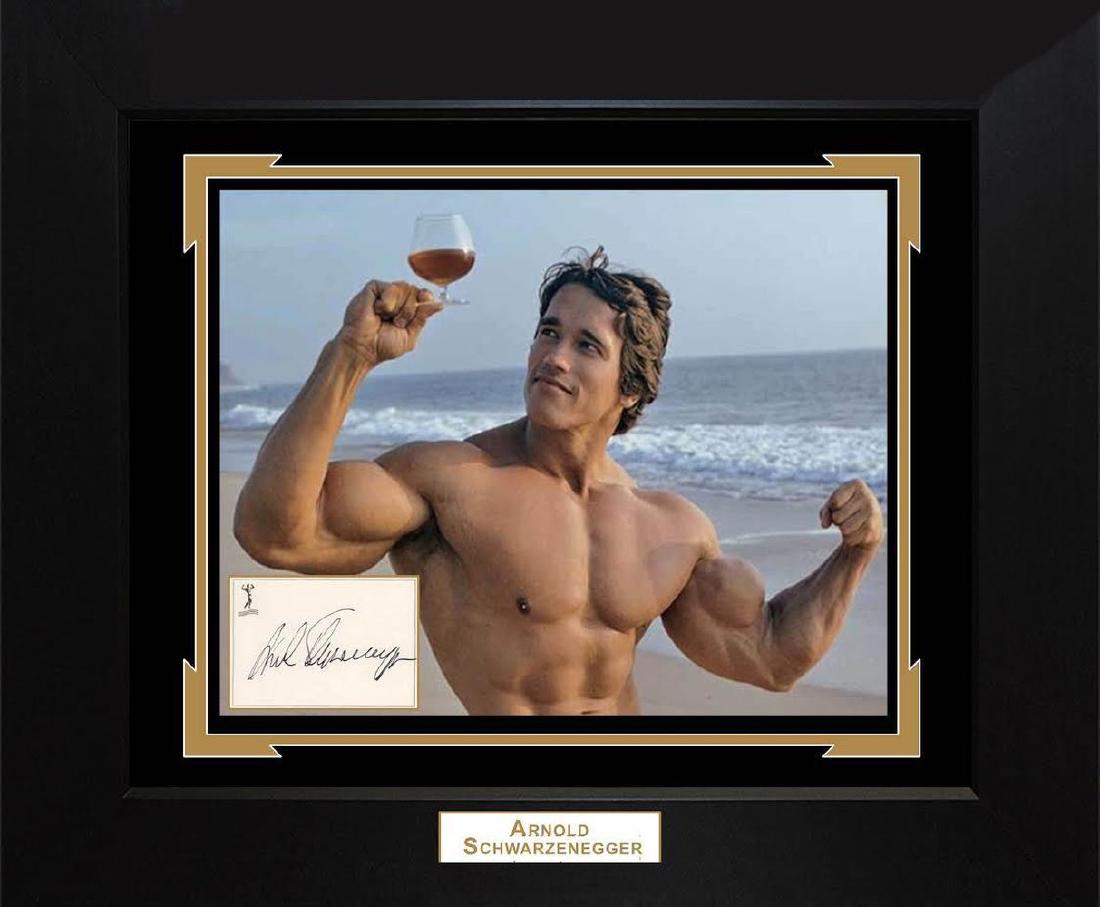 Arnold Schwarzenegger Autographed Muscle Beach Wine: Signed by Arnold Schwarzenegger