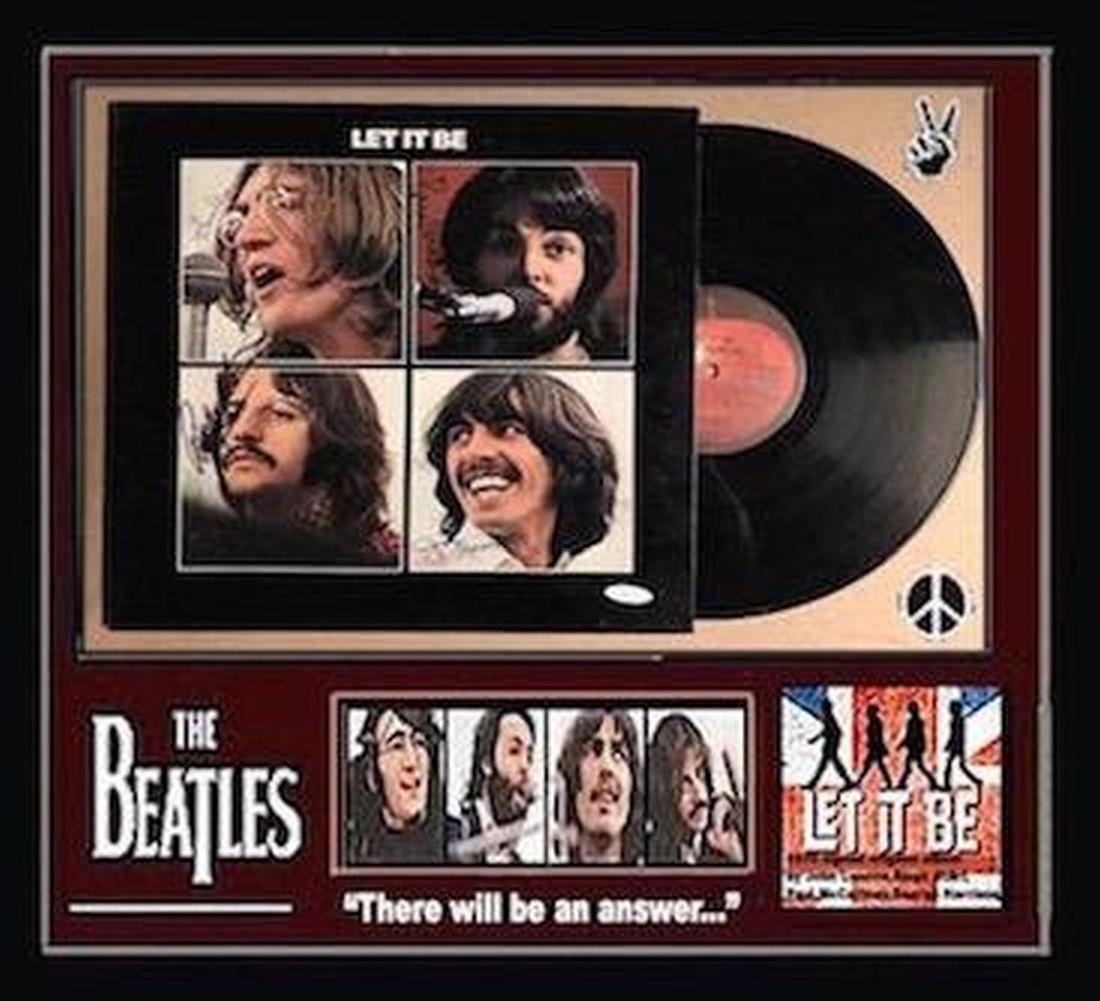 Beatles Signed "Let It Be" Album Collage (1 of 1)