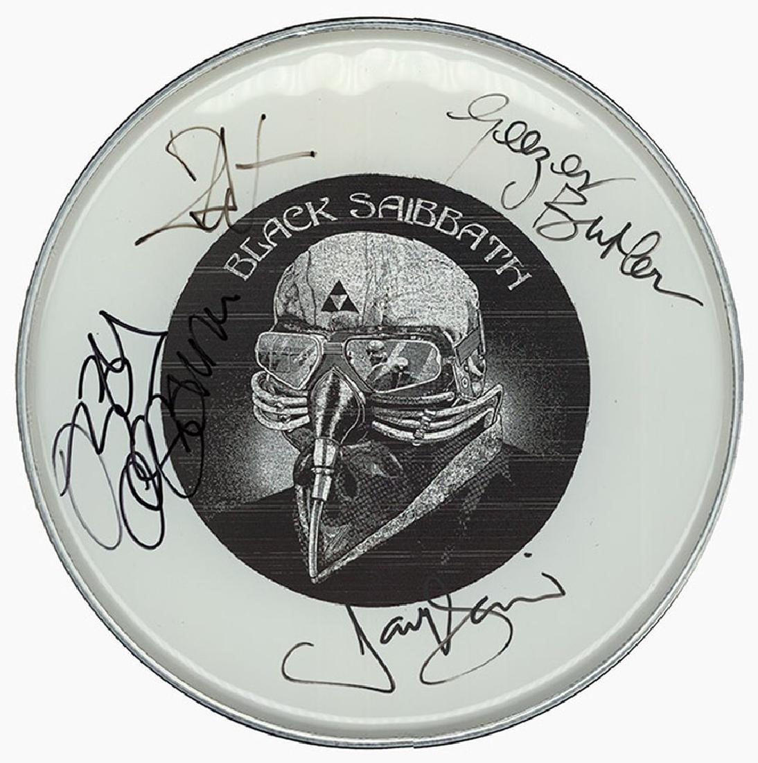 Black Sabbath Signed Drum Head (1 of 1)