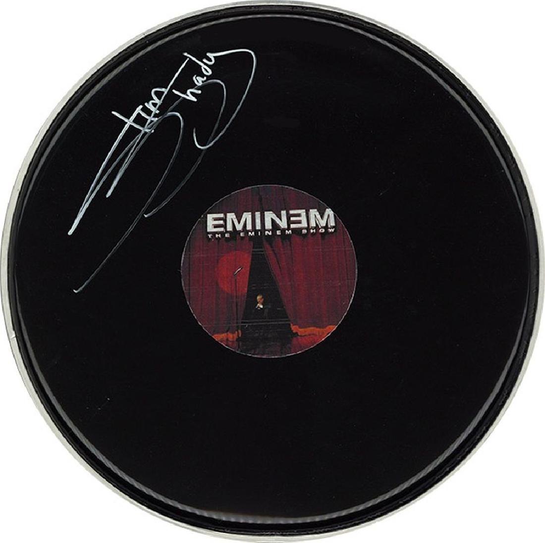 Eminem "The Eminem Show" Signed Drum Head (1 of 1)