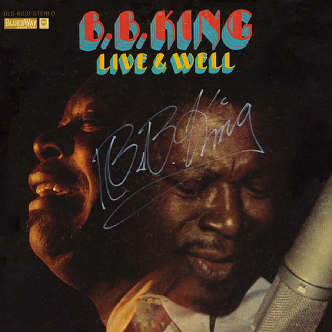B.B. King Signed "Live & Well" Album (1 of 1)