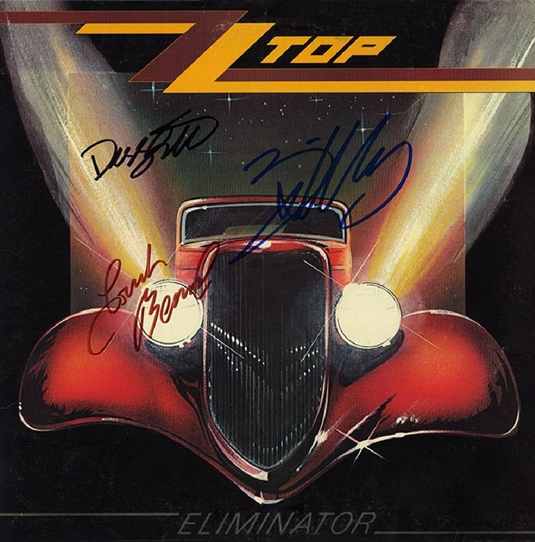 ZZ Top "Eliminator" Signed Album (1 of 1)