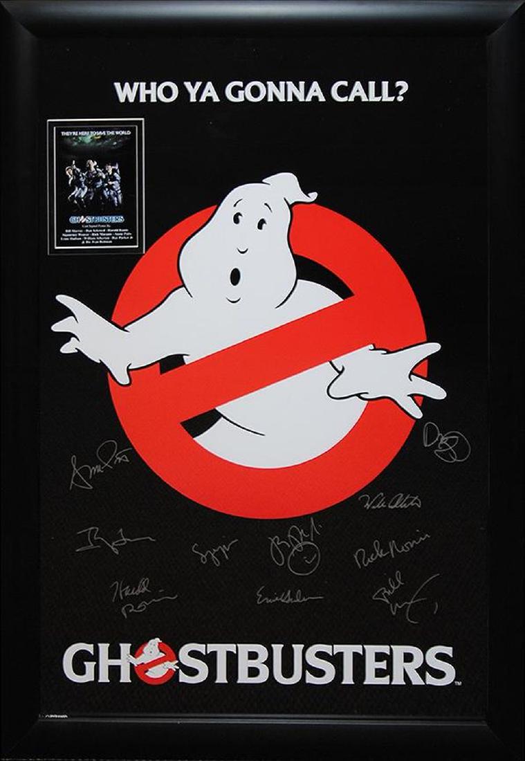 Ghostbusters Signed Movie Poster (1 of 1)