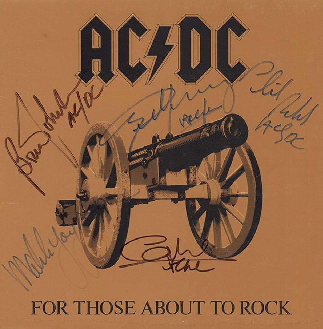 AC/DC "For Those About To Rock" Signed Album (1 of 1)