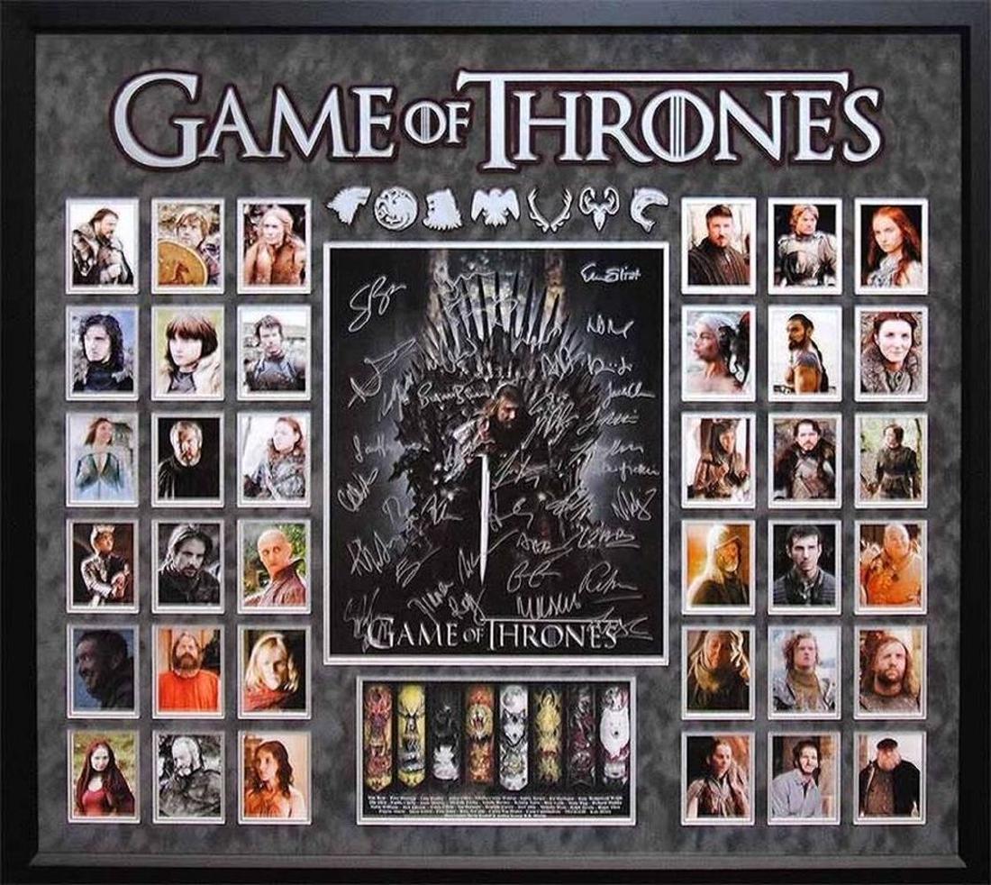 Game of Thrones - Cast Signed Collage Poster (1 of 1)