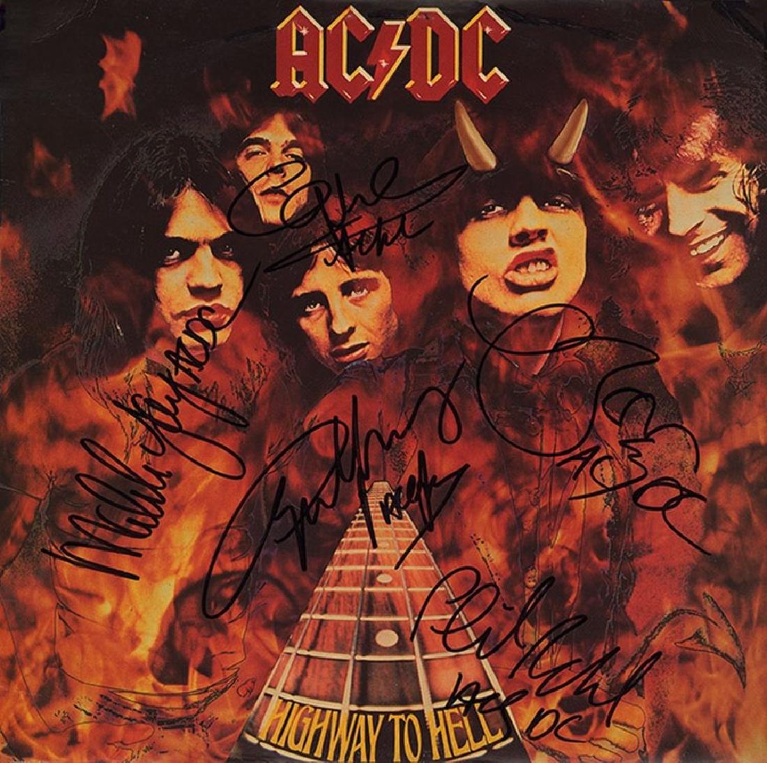 Highway To Hell Australian Version Album: Bon Scott, Angus Young, Malcolm Young, Cliff Williams, and Phil Rudd