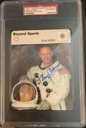 PSA/DNA Buzz Aldrin Signed Beyond Sports Card