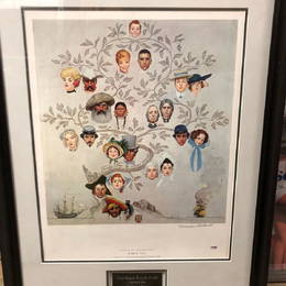 PSA/DNA Norman Rockwell Signed Print