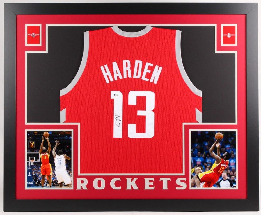 james harden autographed jersey