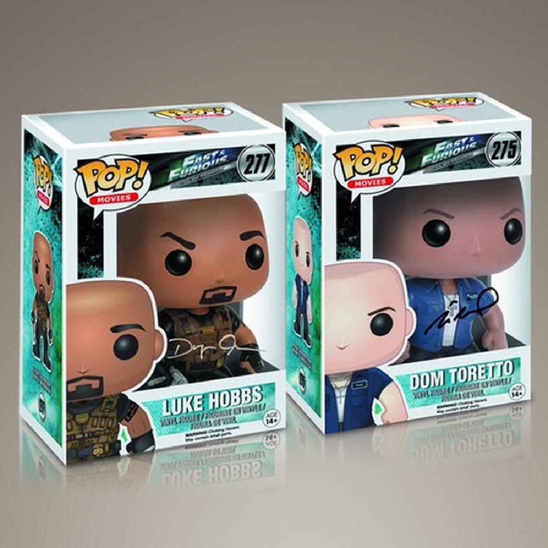 Fast and Furious Cast Signed Funko Pop Set (1 of 1)