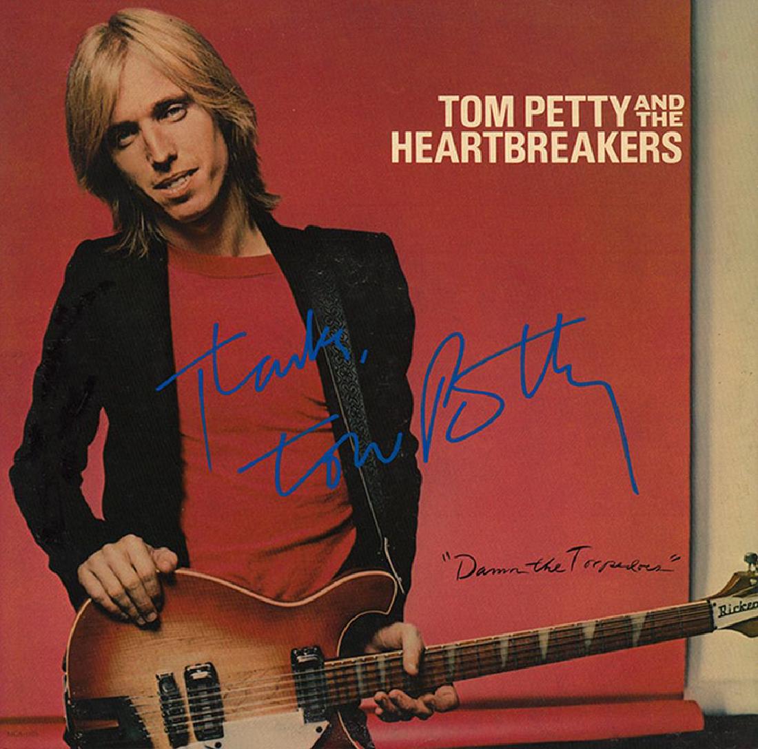 Tom Petty Signed Damn The Torpedoes Album: Signed by Tom Petty