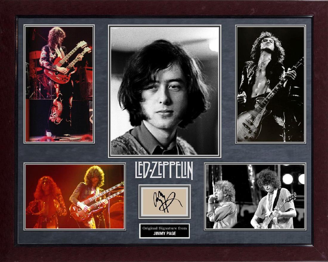 Jimmy Page Signature Cut Collage (1 of 1)