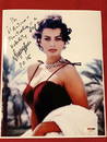 PSA/DNA Sophia Loren Signed 8x10 Color Photo