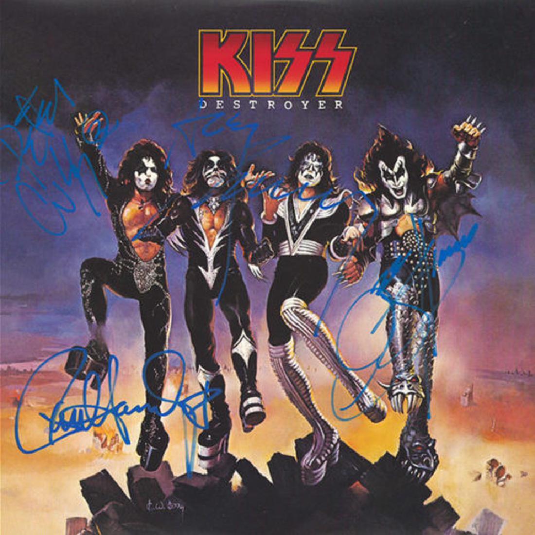 KISS Signed "Destroyer" Album (1 of 1)
