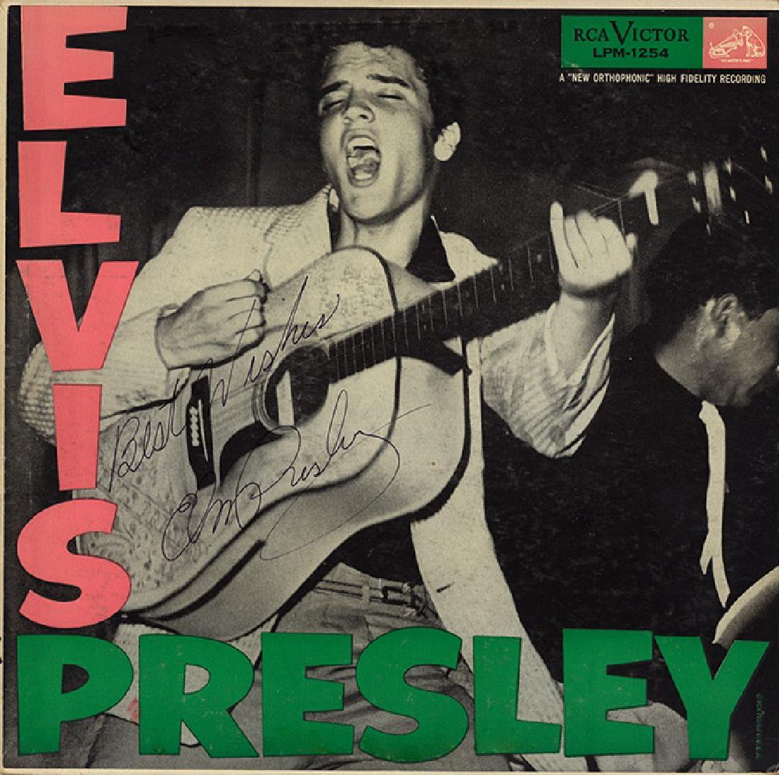Elvis Presley Signed Self Titled Album (1 of 1)