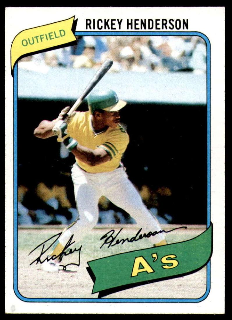 Rickey Henderson Rookie Card (1 of 2)