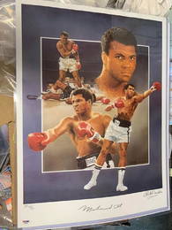 PSA/DNA Muhammad Ali Signed 20x24 Poster