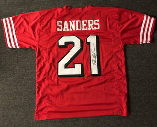 Deion Sanders Signed 49ers Jersey