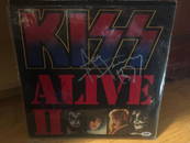 PSA authenticated Gene Simmons and Ace Frehley Kiss