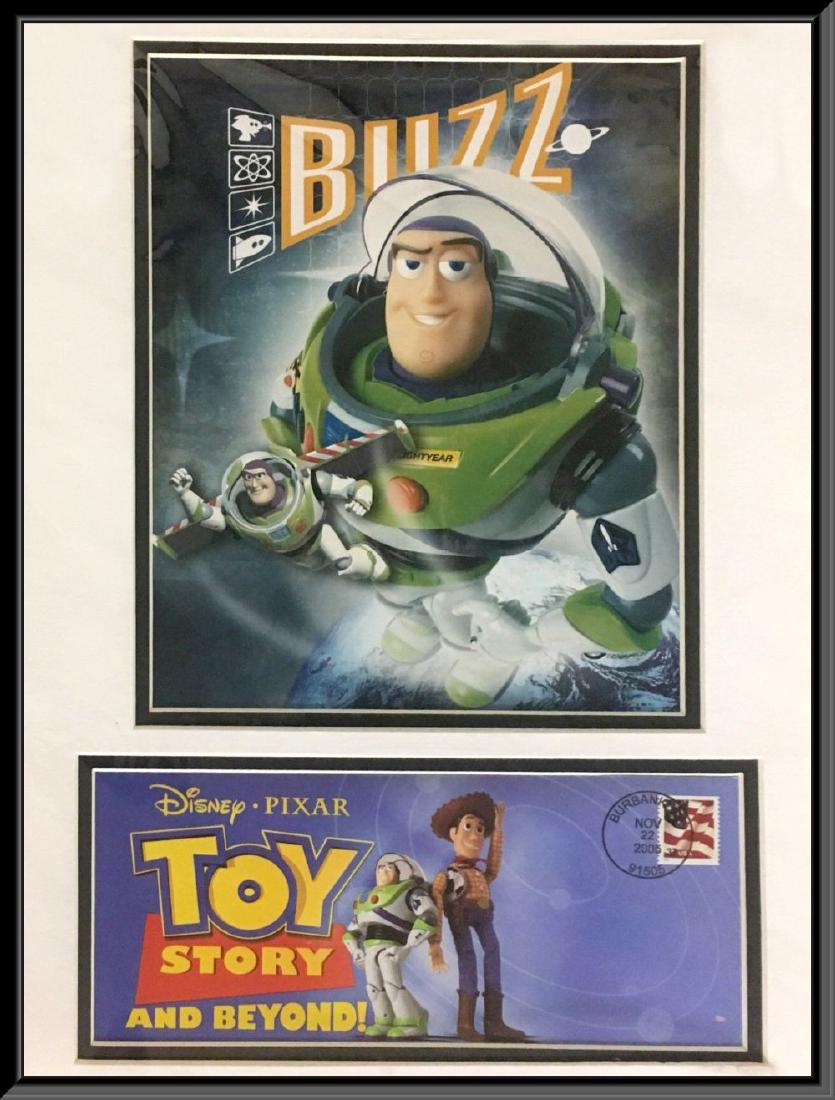 Disney Pixar's Toy Story and Beyond First day of issue.: Unsigned collectors item. Item is in good condition. Item is approximately 12x19in