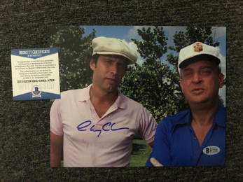 Beckett Authenticated Chevy Chase Signed Caddyshack