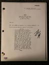 PSA Authenticated Weeds Signed Pilot Script