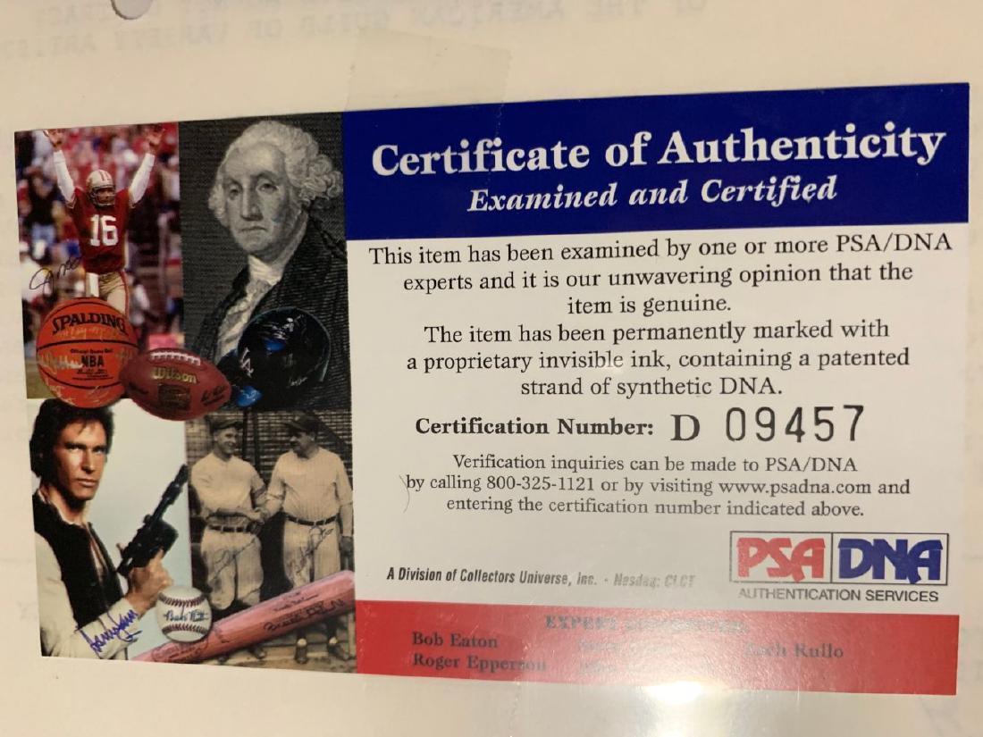 PSA Jim Carrey Signed Agent Contract - 2