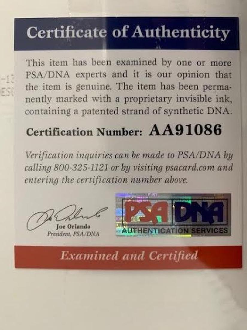 PSA Drew Brees Signed Photo - 2