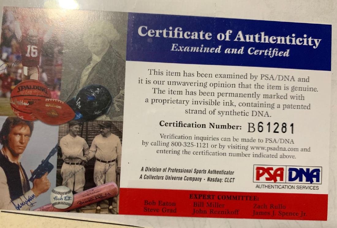 PSA Authenticated Christopher Walken Signed Contract - 3
