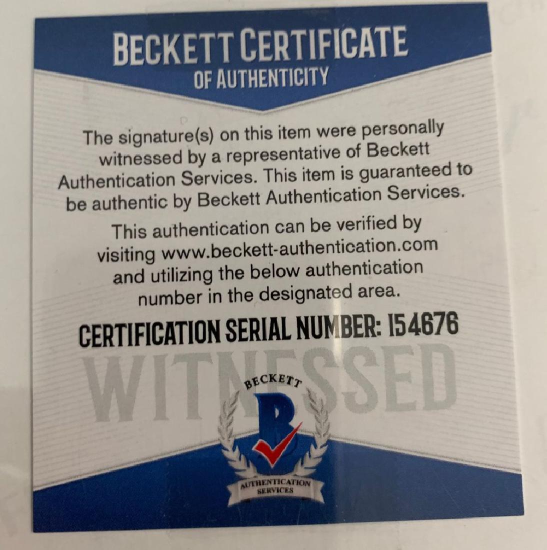 Beckett Authenticated Adam West Signed Batman Posing - 2