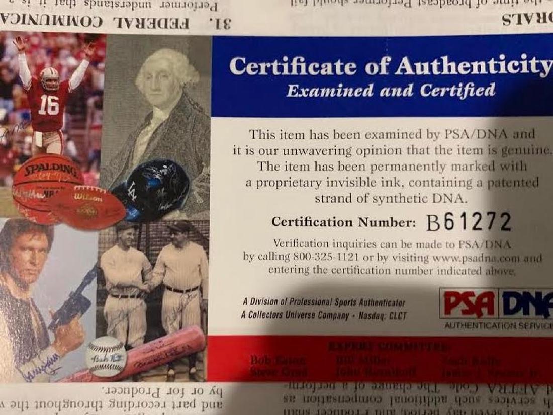 PSA Howard Stern Signed David Letterman Contract - 3