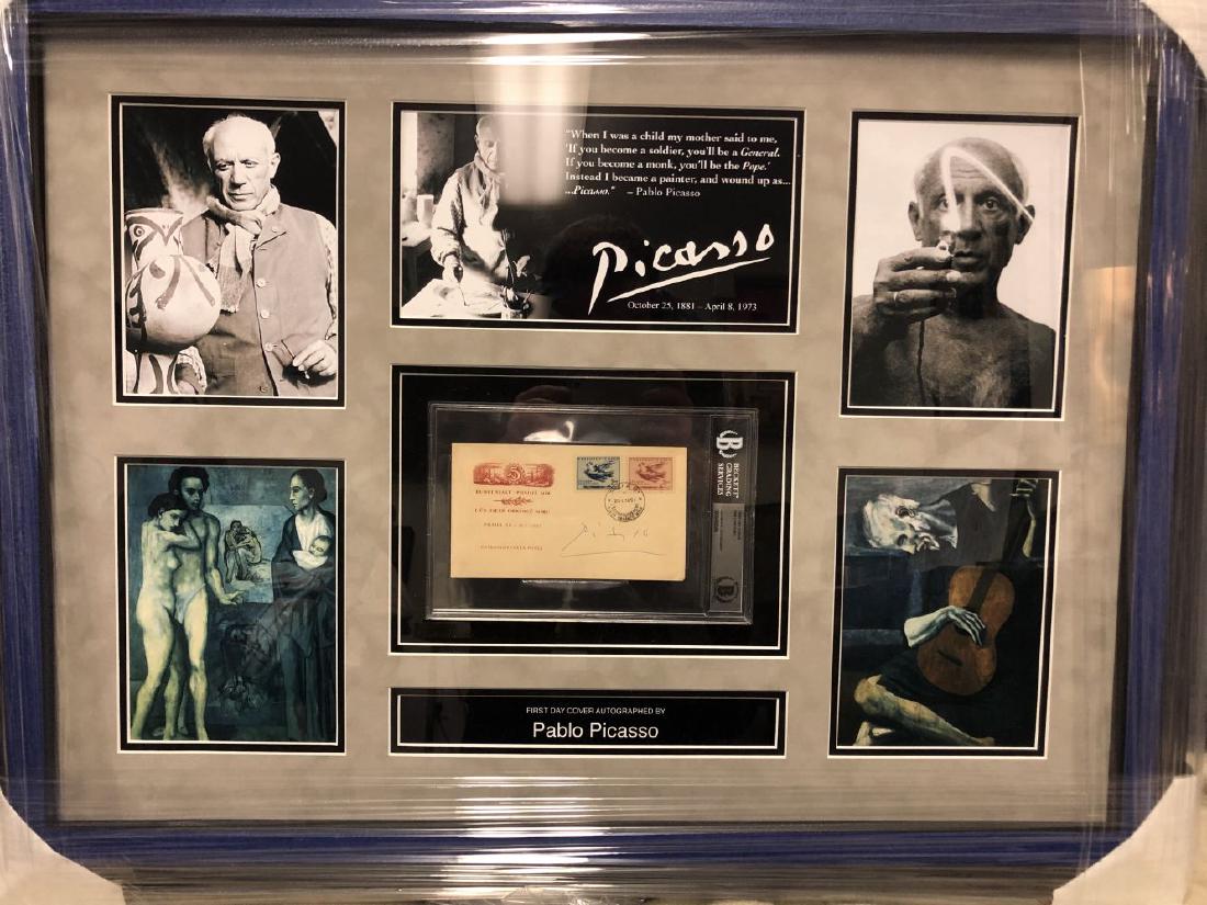 BAS Pablo Picasso Signed FDC Collage