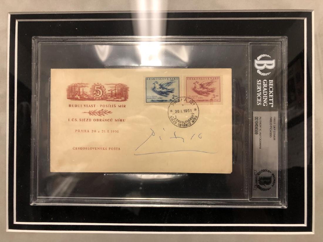 BAS Pablo Picasso Signed FDC Collage - 2