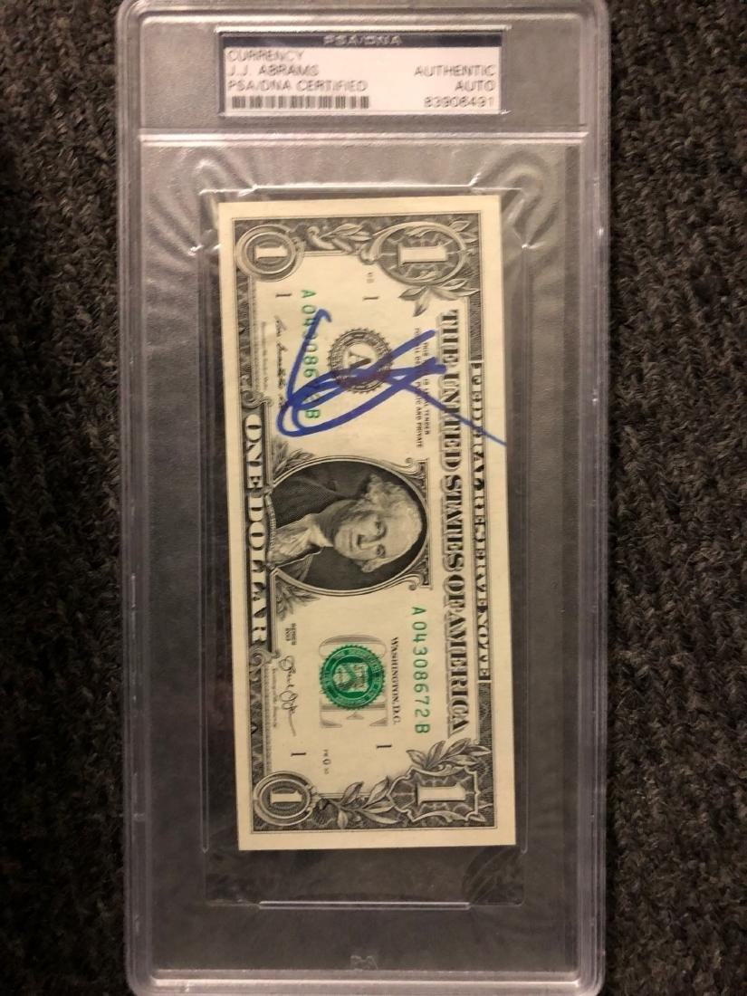 J.J. Abrams Signed US Dollar Bill - 2