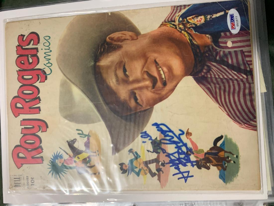 Roy Rogers Signed Cowboy Comic