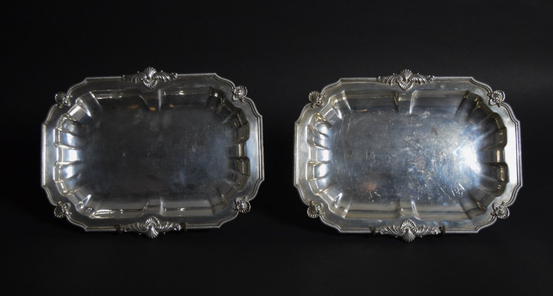 Pair of Whitehall Sterling Silver Platters 12.5" (1 of 6)