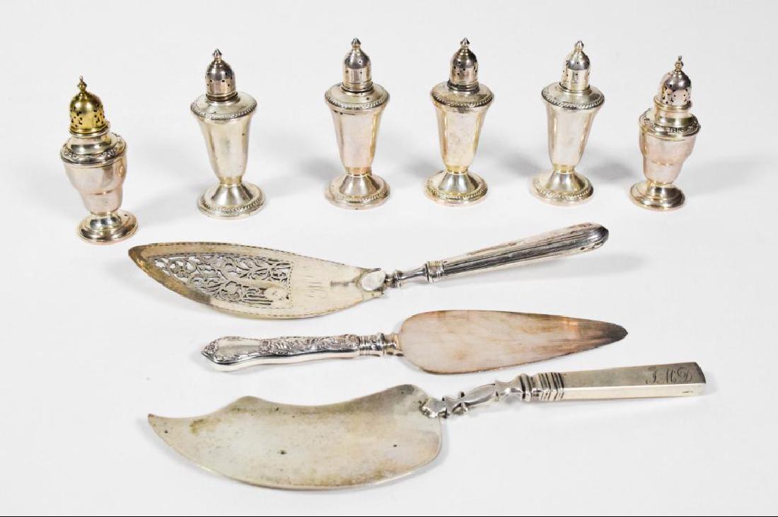 Weighted Sterling Salt/ Pepper Shakers and Cake Knives (1 of 15)