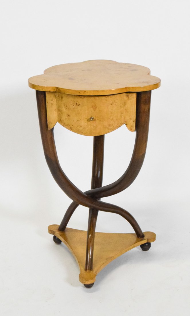 Art Deco Wooden Side Table (1 of 5)