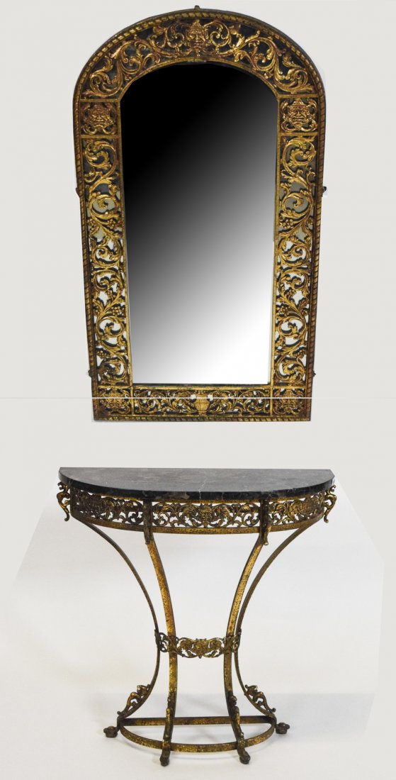 Oscar Bach Console Table and Mirror (1 of 18)