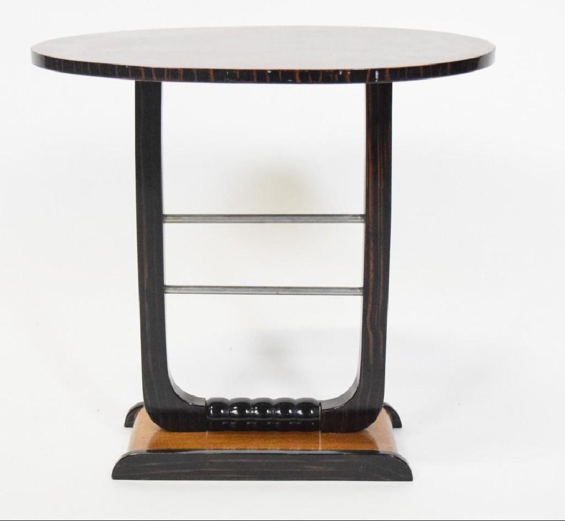 French Art Deco Amboyna Burl Table (1 of 9)