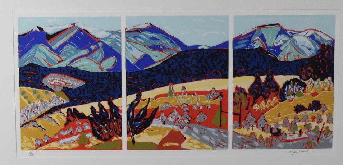 Alyce Frank Tryptic Serigraph (1 of 6)