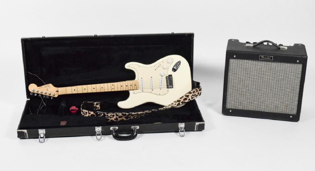 Fender Stratocaster Electric Guitar with Amp (1 of 16)