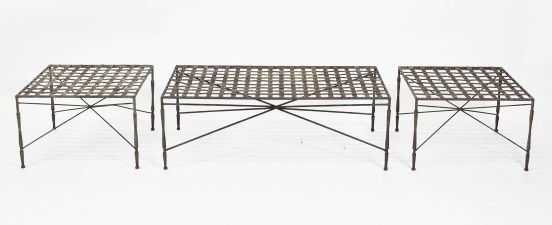 Salterini Outdoor Funiture Coffee Table and Side Tables (1 of 7)