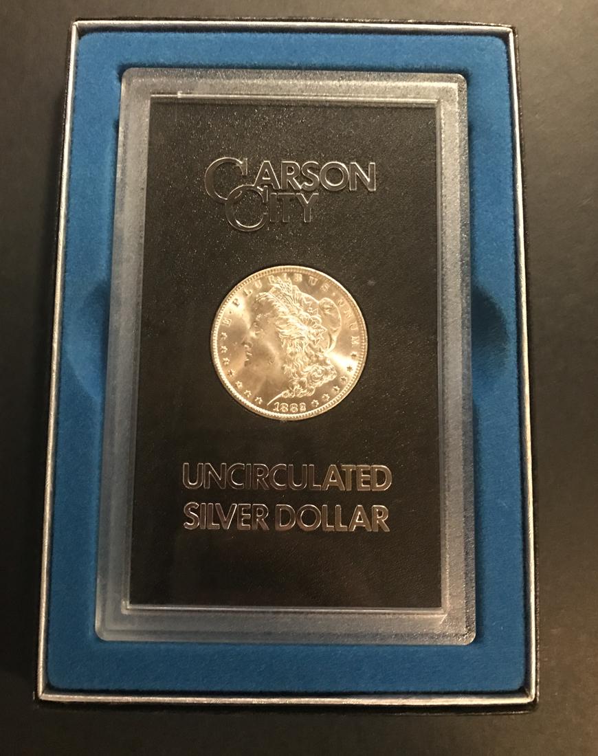1882 CC Silver Dollar GSA Uncirculated (1 of 3)
