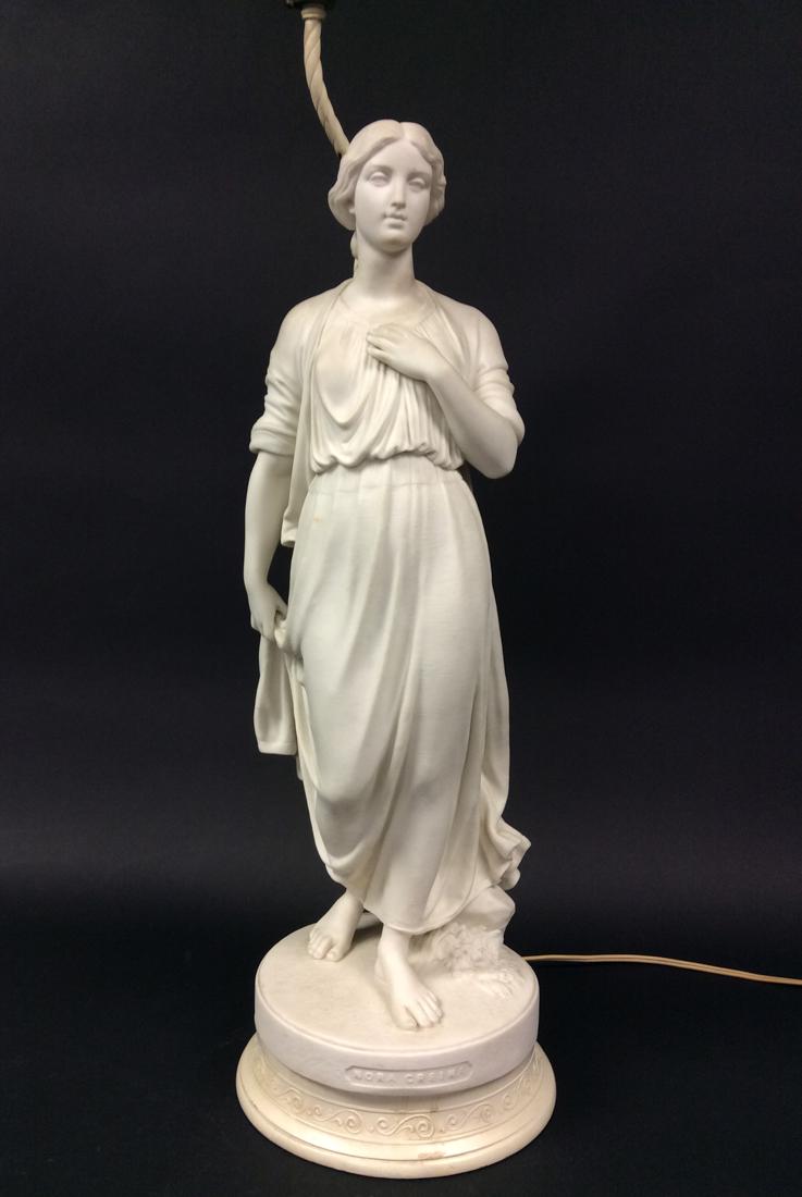 Copeland Parian Figure of Nora Creina (1 of 3)