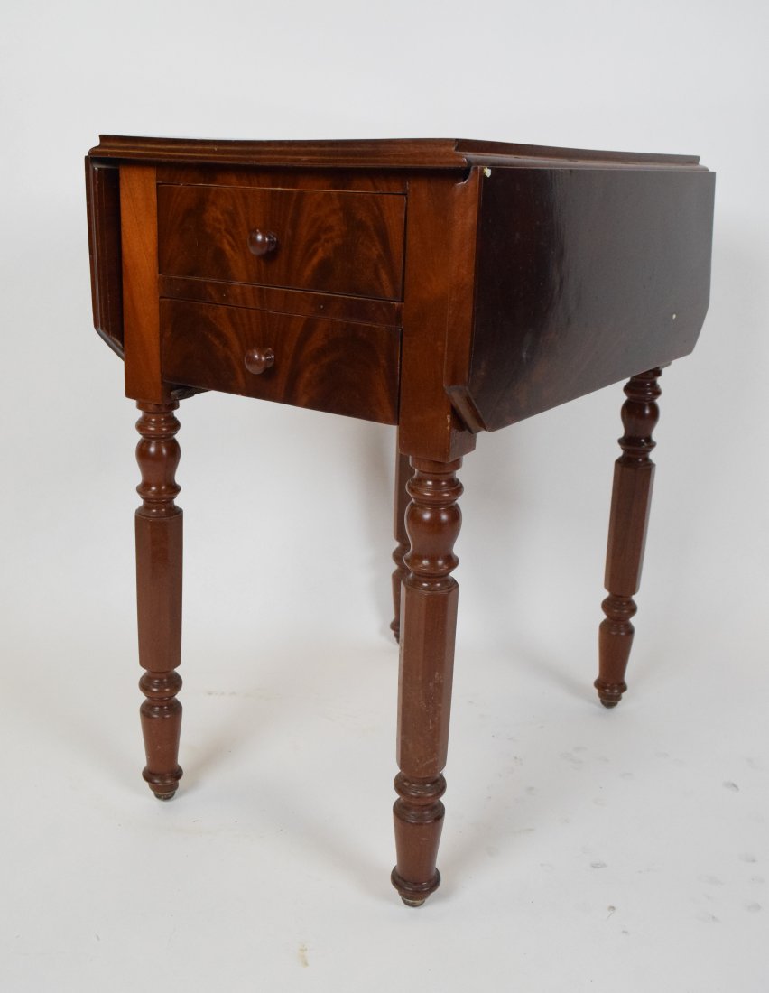 English 19th Century Regency Mahogany Smoking Stand (1 of 7)