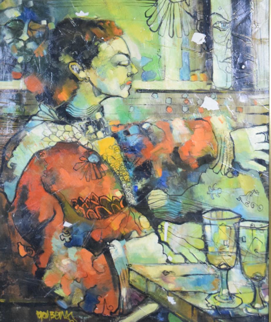 Jordi Bonas Oil on Canvas: Jordi Bonas (French/Catalan 1937-) signed lower right 22 x 28