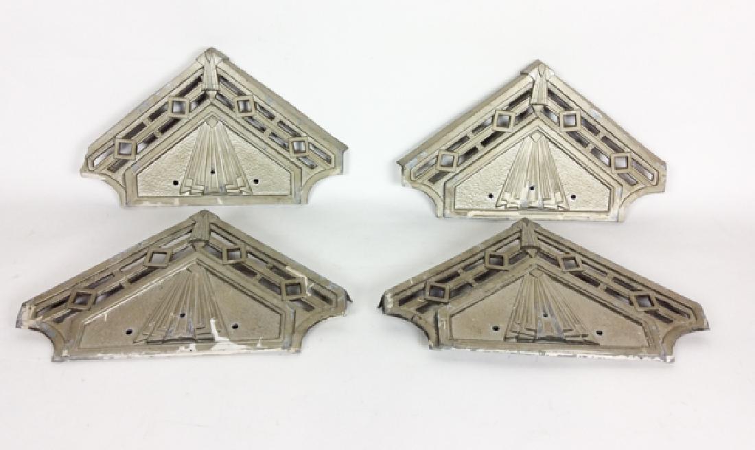 4 Art Deco Style Arch Wall Brackets: 13 x 8