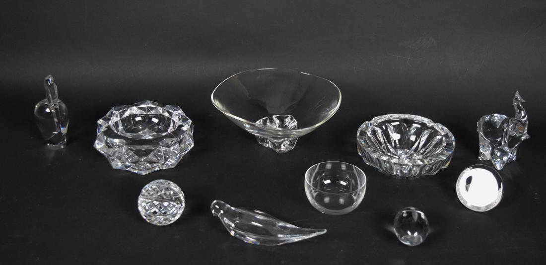 Crystal Grouping Baccarat Steuben Val Saint Lambert: Crystal Grouping Baccarat Steuben Val Saint Lambert